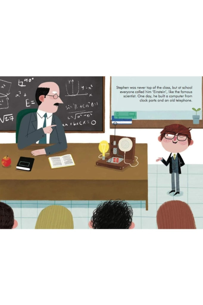 LITTLE PEOPLE, BIG DREAMS - STEPHEN HAWKING BY ISABEL SANCHEZ VEGARA - Tempted Kensington