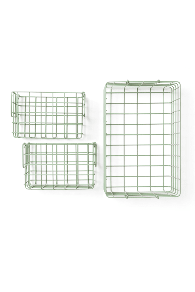 Mustard Made - Set Of 3 Baskets In Sage Furniture > Cabinets & Storage Lockers Locker