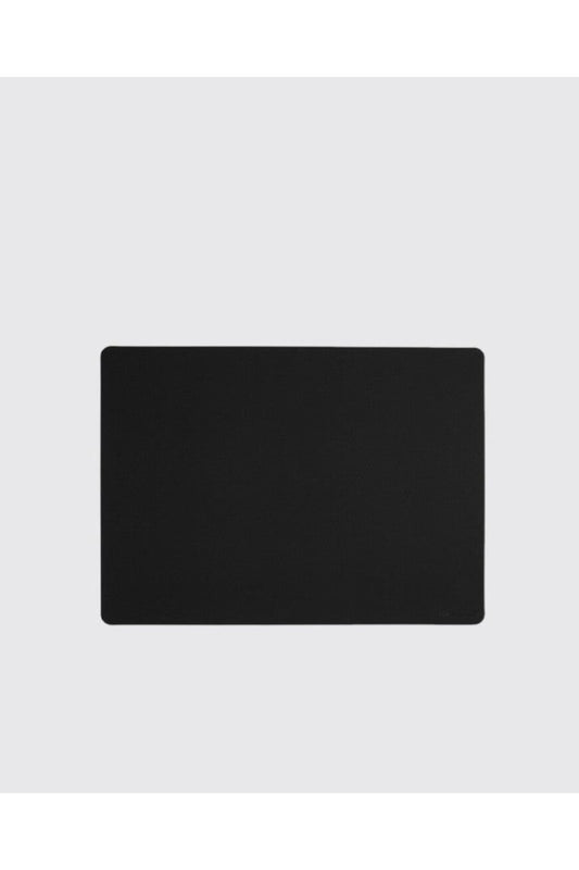 Asa Placemat - Soft Leather Look Charcoal