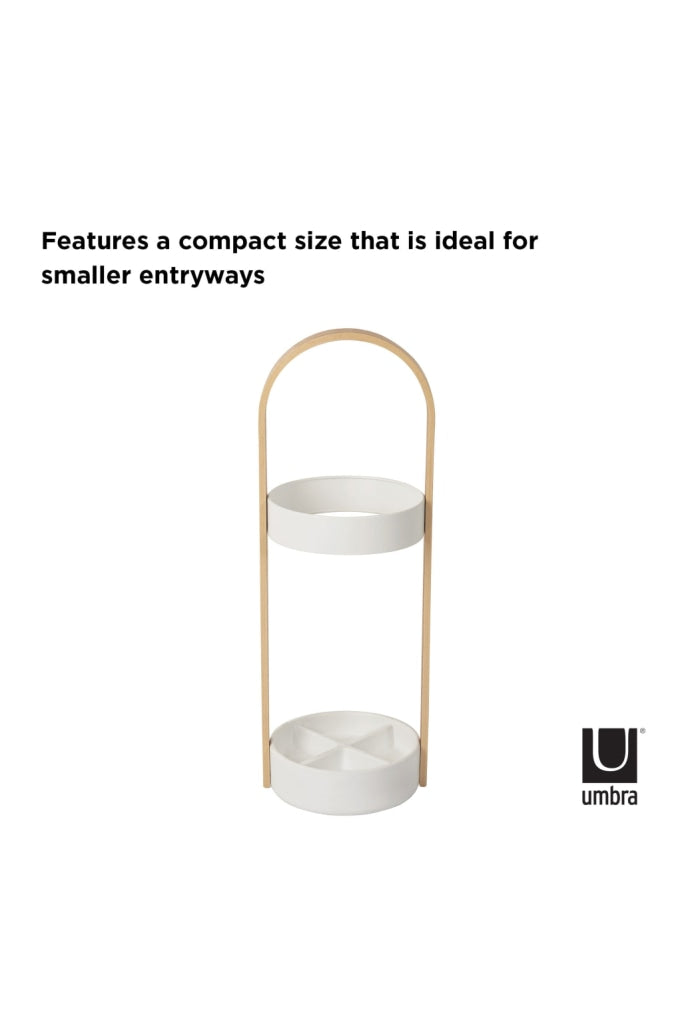 Umbra - Bellwood Umbrella Stand White/Natural Home Accessories