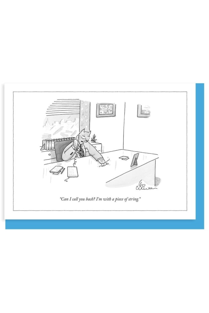 New Yorker - Greeting Card Piece Of String