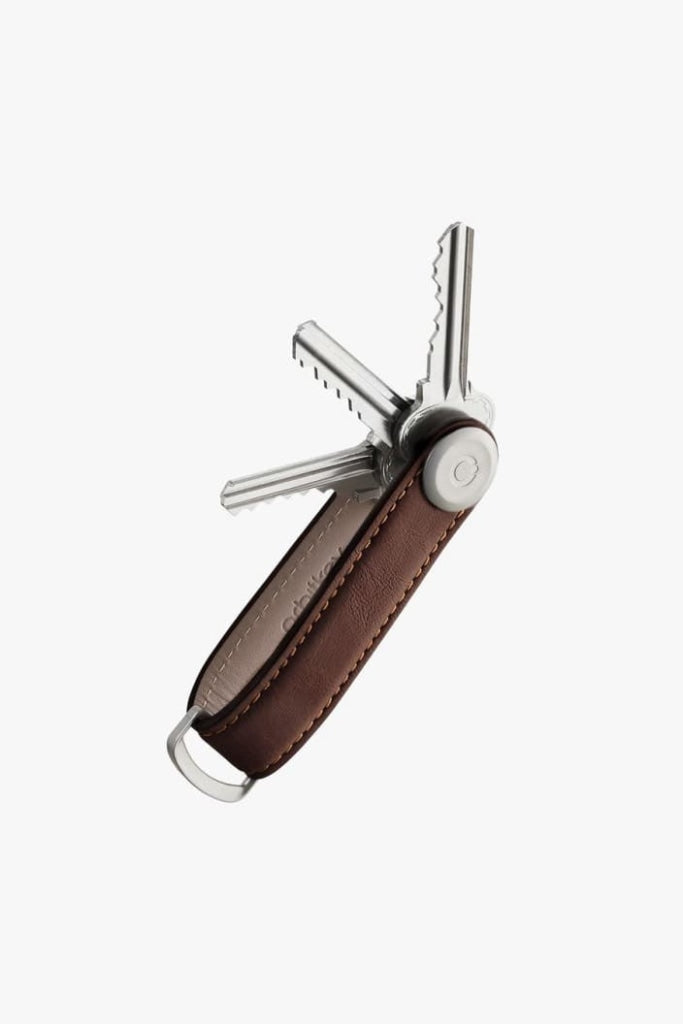 ORBITKEY 2.0 LEATHER - ESPRESSO/BROWN - Tempted Kensington