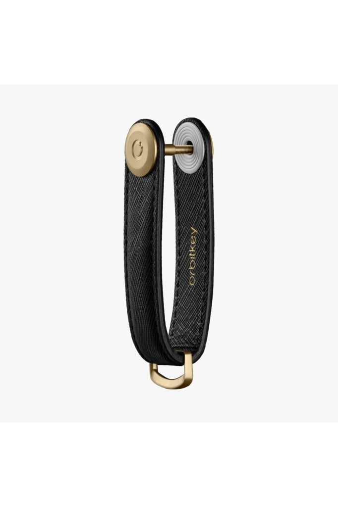 Orbitkey - Key Organiser Saffiano Leather Black