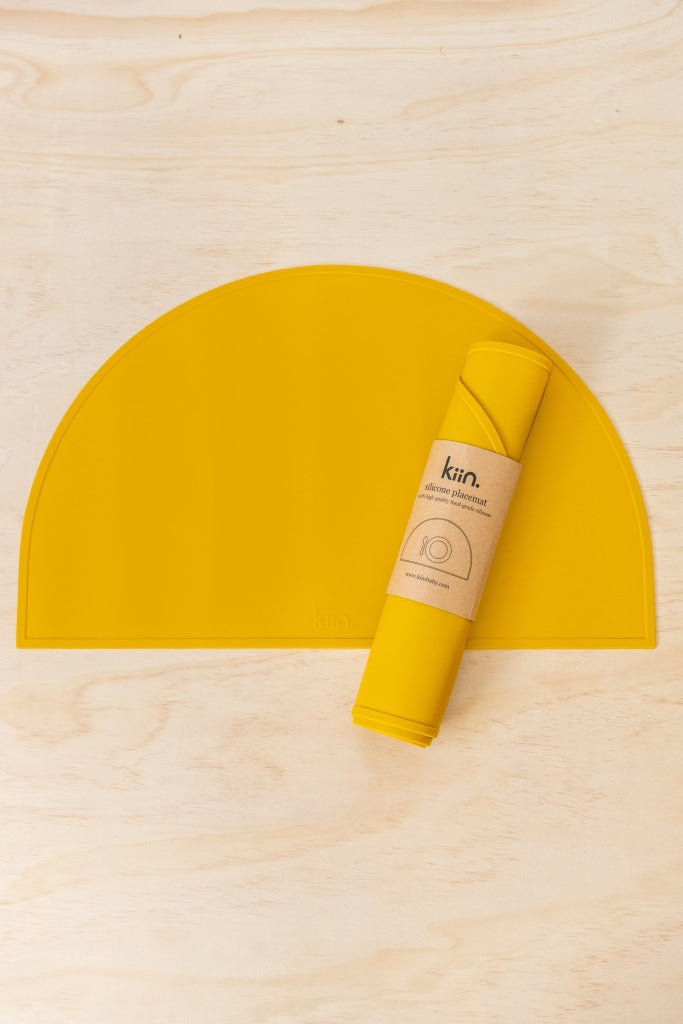 KIIN BABY - SILICONE PLACEMAT - MUSTARD - Tempted Kensington