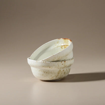 Indigo Love Collectors - Suiki Breakfast Bowl - White