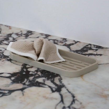 Designstuff - Sink Tray And Sponge Holder Silicone - Sand