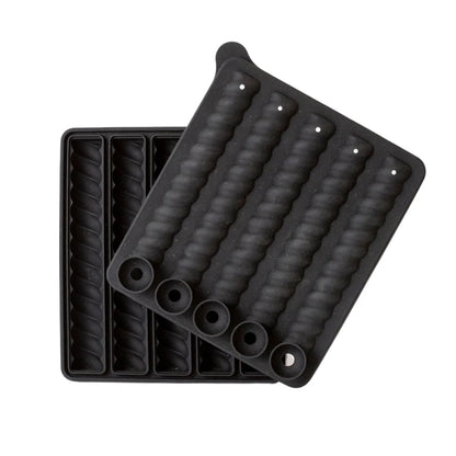 Designstuff - Spiral Twist Ice Cube Tray - Black