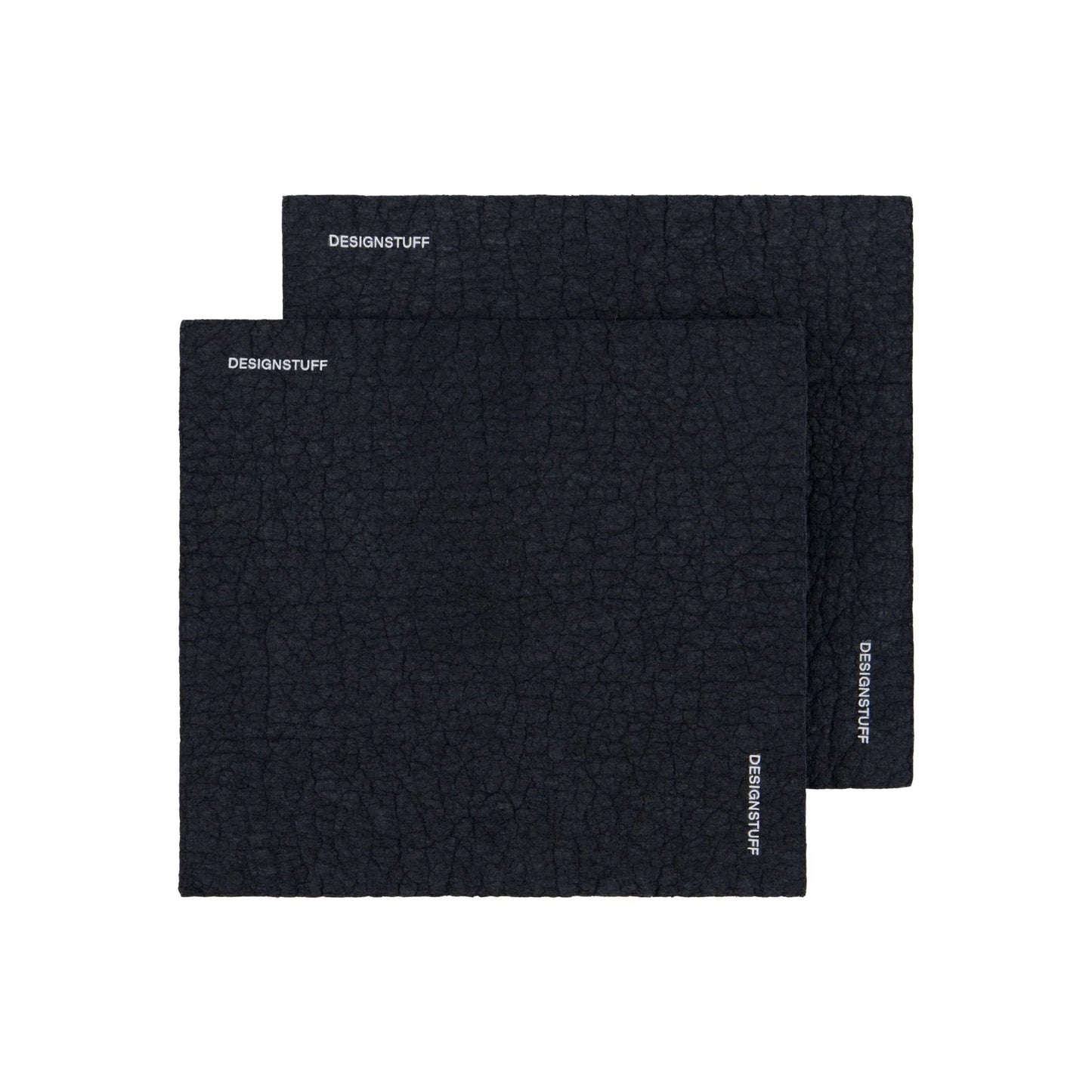Designstuff - Compostable Eco Dishcloth - Set Of 2 - Black