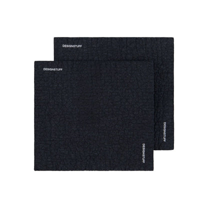 Designstuff - Compostable Eco Dishcloth - Set Of 2 - Black