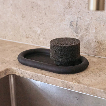 Designstuff - Round Silicone Sponge - Black