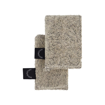 Designstuff - Hemp Marle Sponge - Black - (set Of 2)
