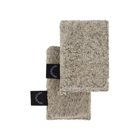 Designstuff - Hemp Marle Sponge - Black - (set Of 2)