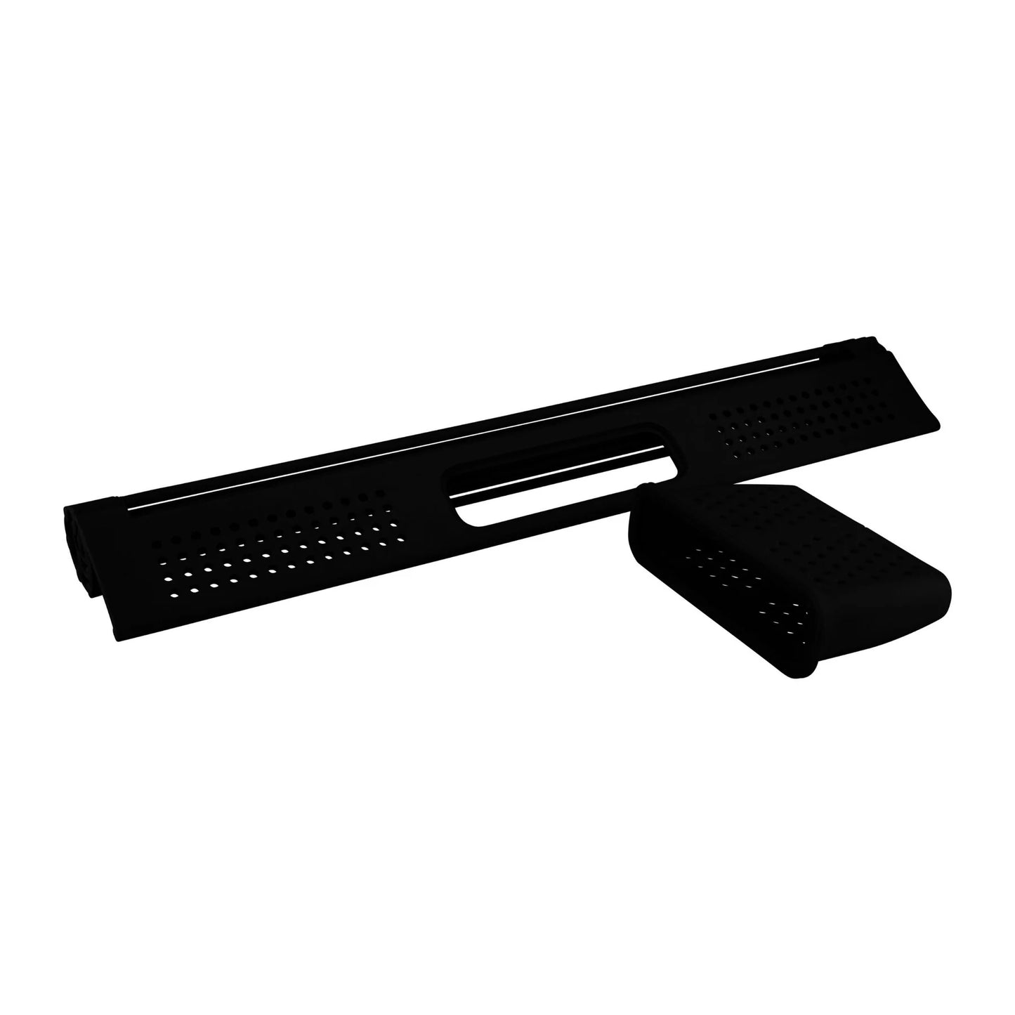 Designstuff - Folding Dishrack With Cutlery Holder - Black