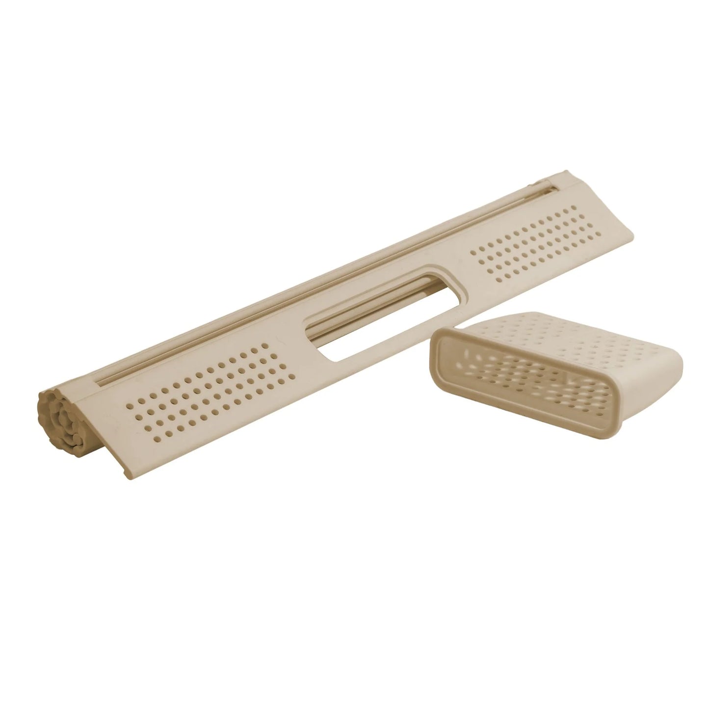 Designstuff - Folding Dishrack With Cutlery Holder - Sand
