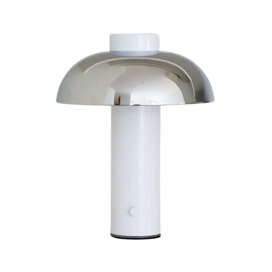 Designstuff - Elio Pillar Portable Lamp - White/chrome