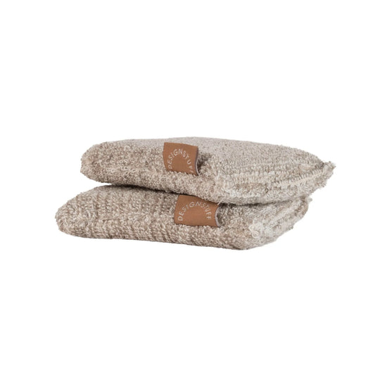 Designstuff - Dishcloth - Hemp Marle Sponge - Camel - (set Of 2)