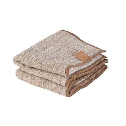 Designstuff - Dishcloth - Hemp Marle Scourer & Bamboo - Camel - (set Of 2)