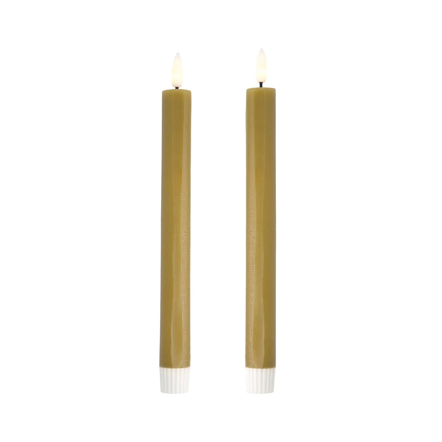 Designstuff - Viah Led Candle - (set Of 2) - Fern