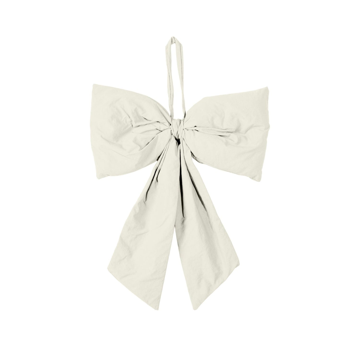 Designstuff - Luva Hanging Door Bow - Medium- H32cm - Cream