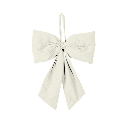 Designstuff - Luva Hanging Door Bow - Medium- H32cm - Cream