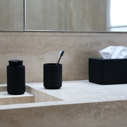 Designstuff - Arc Tissue Box - Rectangle - Black