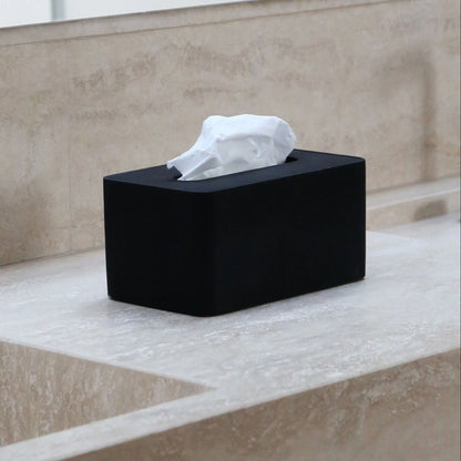 Designstuff - Arc Tissue Box - Rectangle - Black