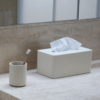 Designstuff - Arc Tissue Box - Rectangle - Sand