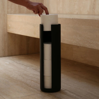 Designstuff - Arc Toilet Paper Storage Holder - Black