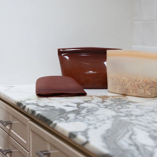 Designstuff - Enkel Studio Keep Pouch - Silicone - Small - Burgundy