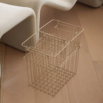 Designstuff - Metal Basket - Sand - Large