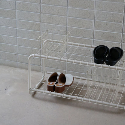 Designstuff - Metal Basket - Sand - Small