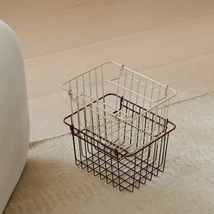 Designstuff - Metal Basket - Sand - Small