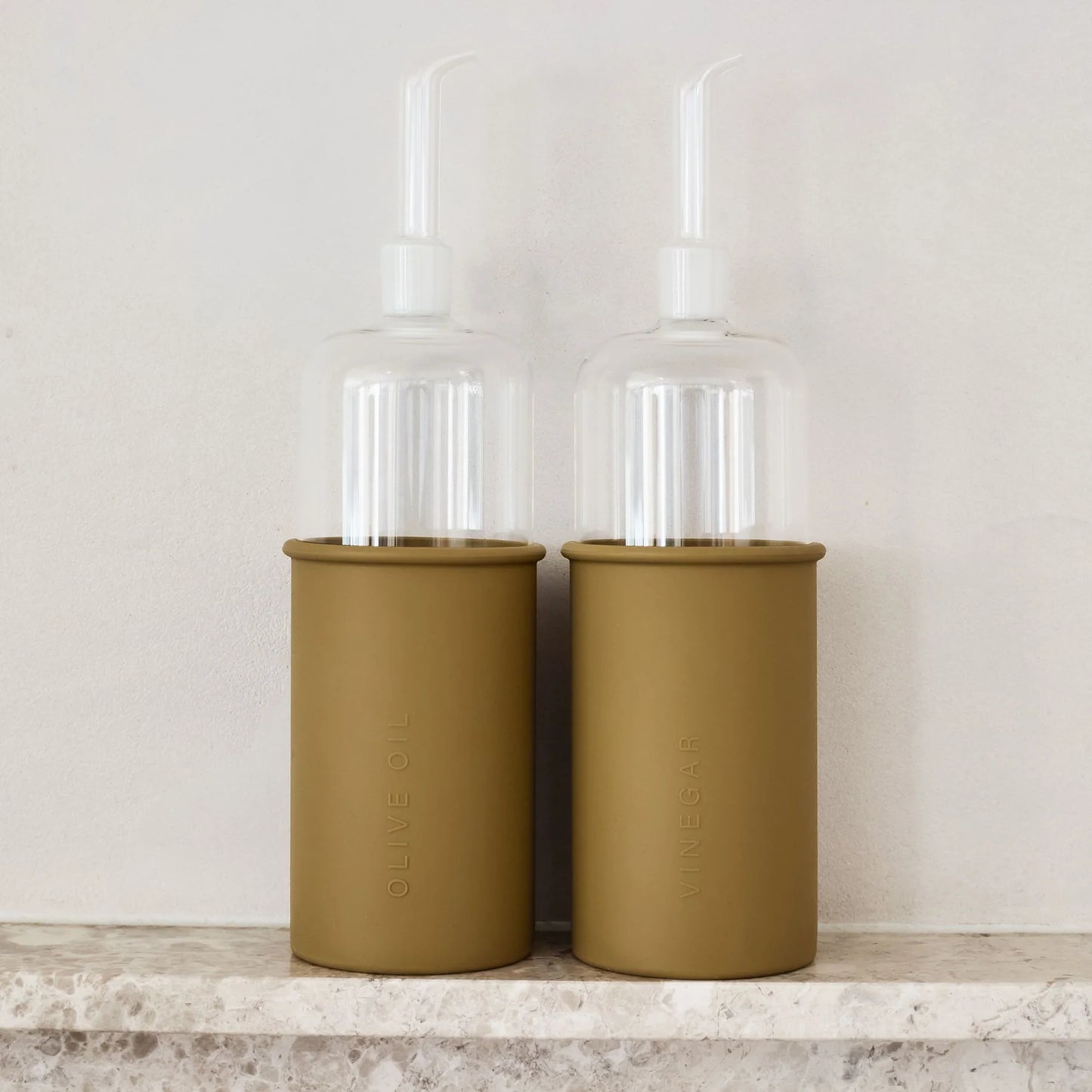 Designstuff - Luyo Oil & Vinegar Bottle - Gift Set - 700ml - Fern