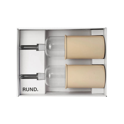 Designstuff - Luyo Oil & Vinegar Bottle - Gift Set - 700ml - Sand