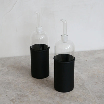 Designstuff - Luyo Oil & Vinegar Bottle - Gift Set - 700ml - Black