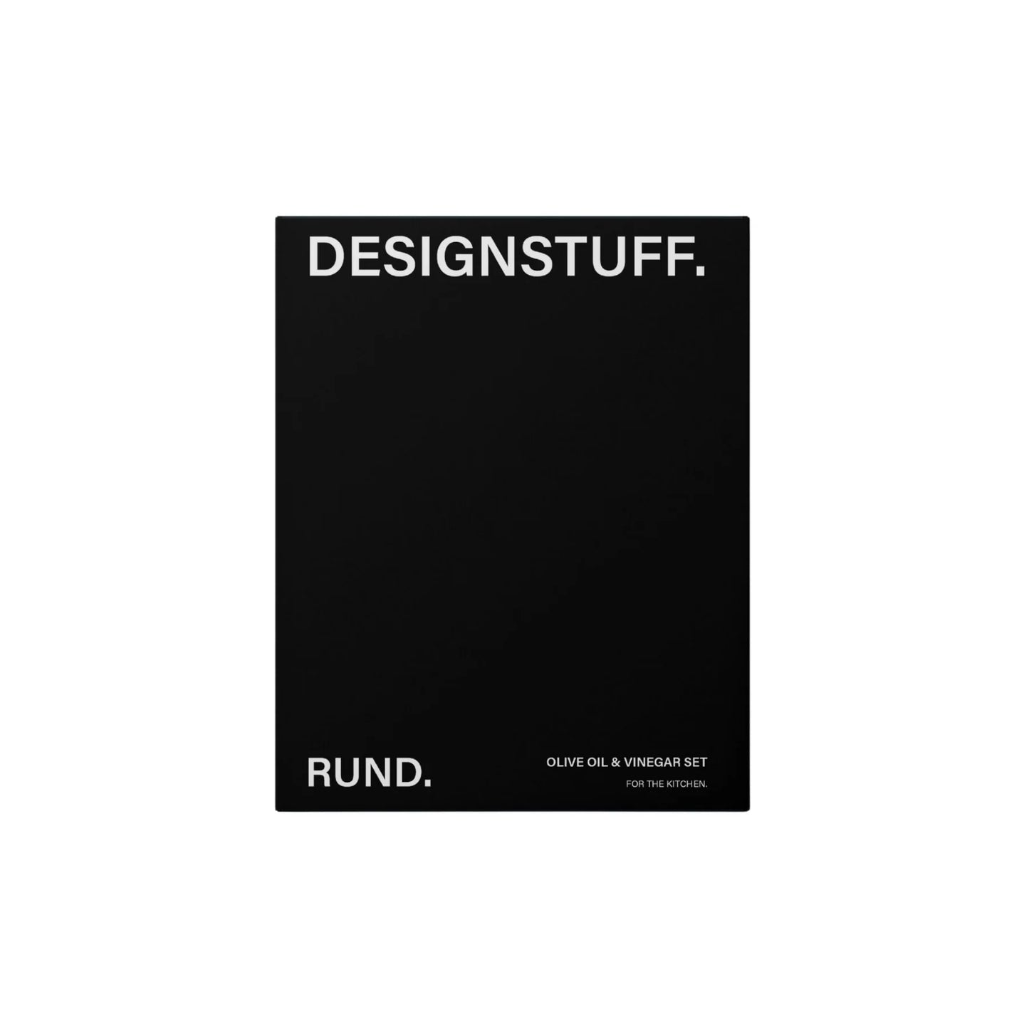 Designstuff - Luyo Oil & Vinegar Bottle - Gift Set - 700ml - Black