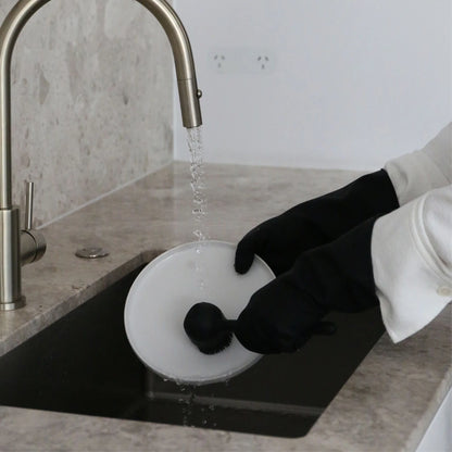 Designstuff - Etta Silicone Dish Gloves - Small/medium - Black