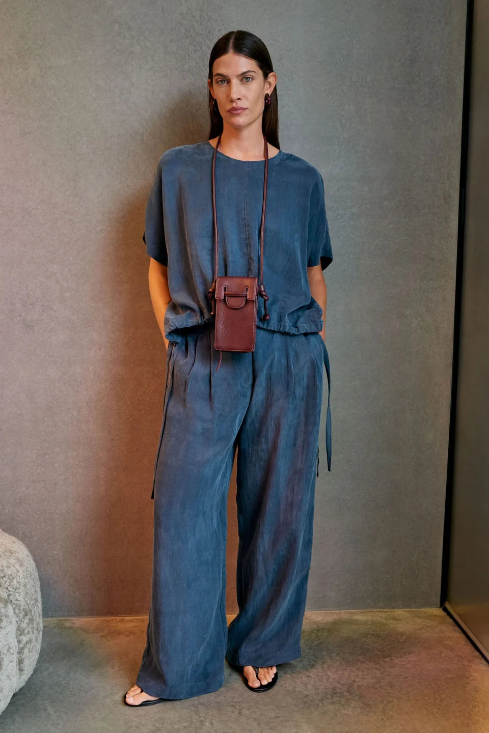 Elk The Label - Delme Pant - Blue Steel