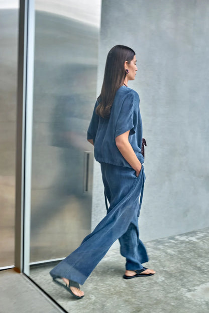 Elk The Label - Delme Pant - Blue Steel
