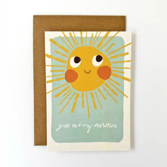 Florence Fry - You Are My Sunshine - Greeting Card