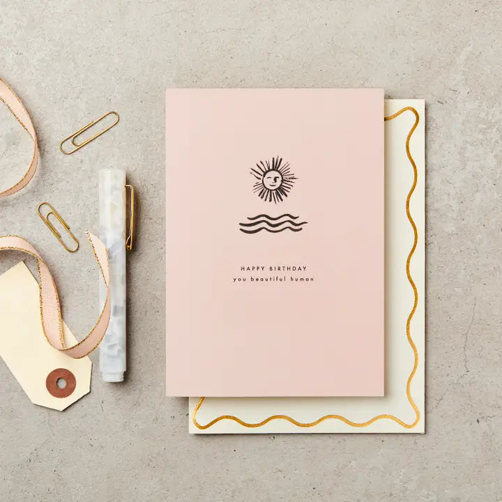 Katie Leamon - Sun Birthday - Greeting Card