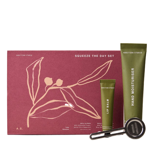Addition Studio - Squeeze The Day Gift Set - Burgundy