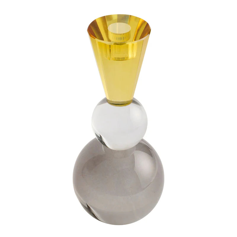 One Six Eight London - Nora Candle Holder - 22cm - Grey