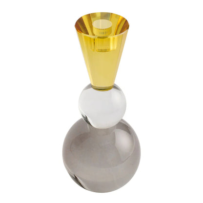 One Six Eight London - Nora Candle Holder - 22cm - Grey