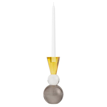 One Six Eight London - Nora Candle Holder - 22cm - Grey