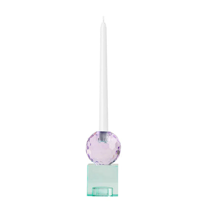 One Six Eight London - Reign Candle Holder - 13.5cm - Aqua