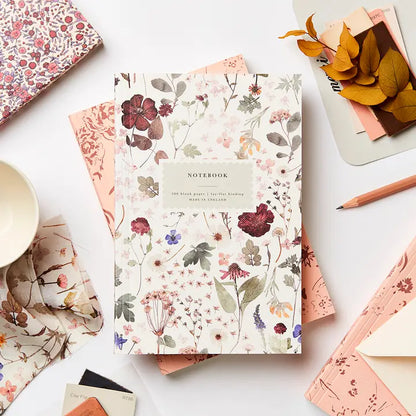 Katie Leamon - Pressed Floral - 300 Page - Lay Flat Notebook