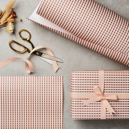 Katie Leamon - Rose Gingham - Wrapping Paper
