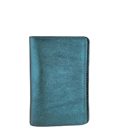 Leather Passport Holder - Duckegg Blue