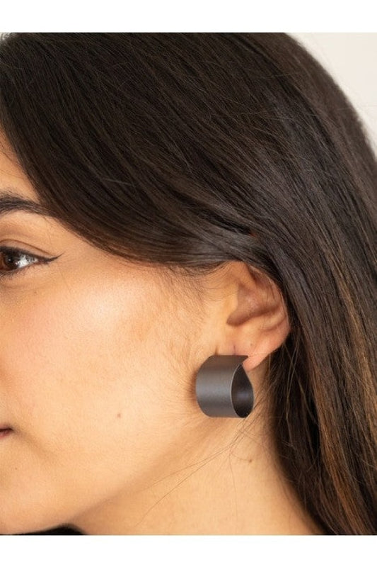 Monica - Single Earrings Graphite Jewellery